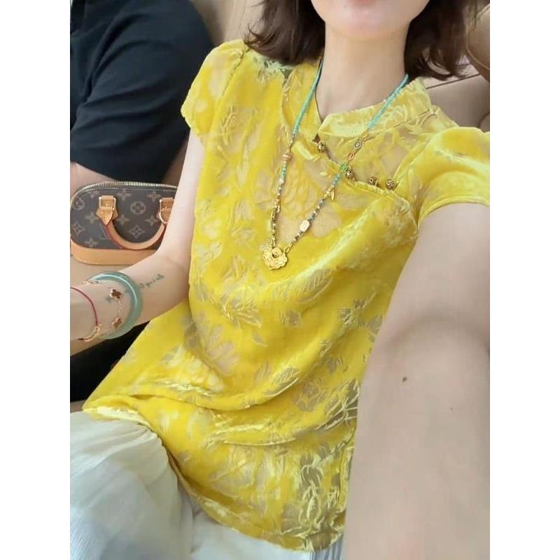 新中式上衣女夏轻奢高级感