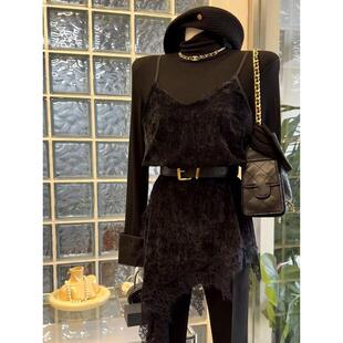 法式蕾丝吊带两件套女2026年春季新款高级感叠穿背心套装韩版通勤