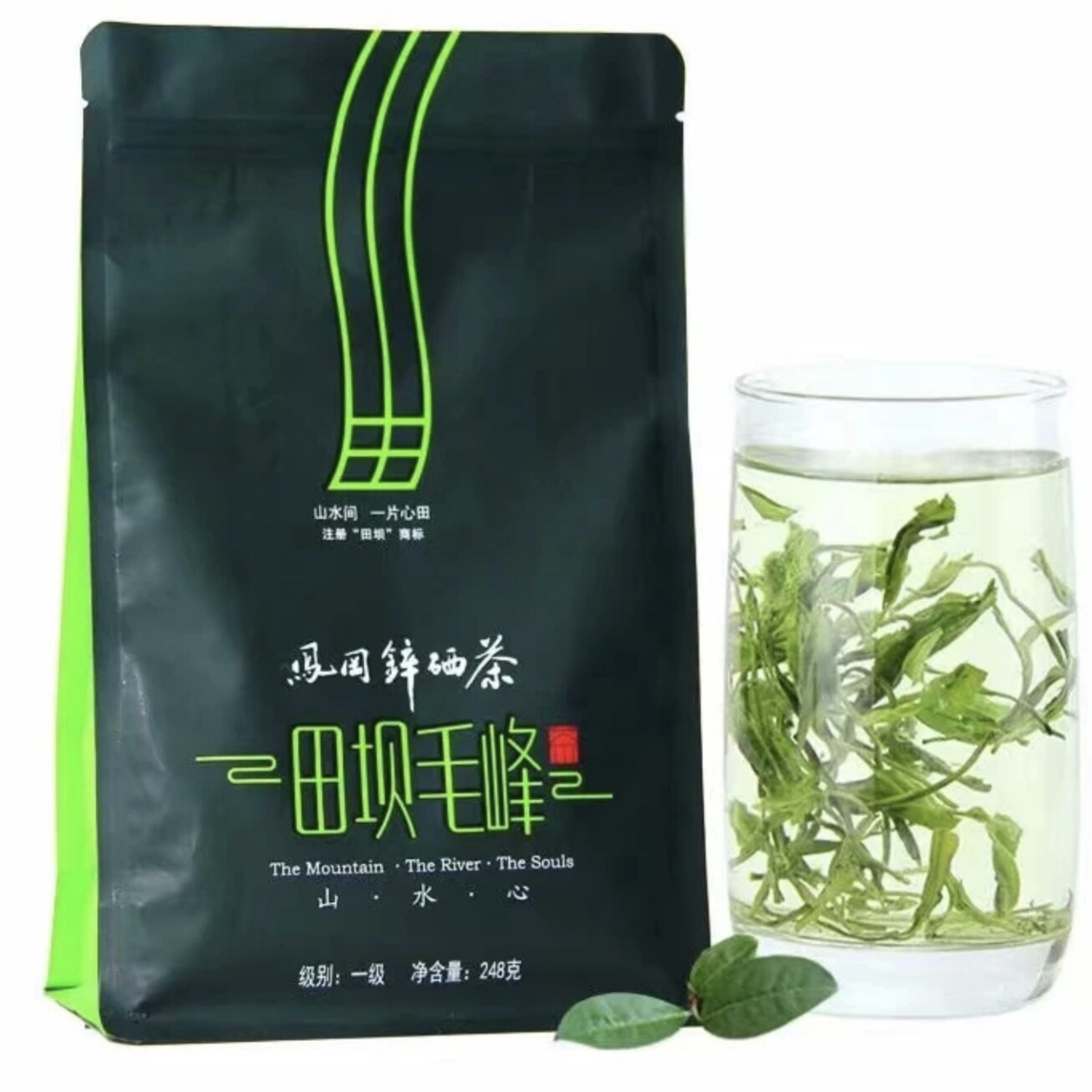 26新茶贵州凤冈锌硒茶248克特级田坝毛峰绿茶田坝毛尖高山云雾茶