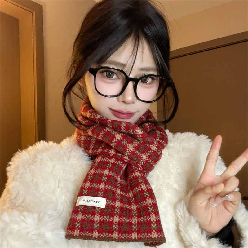 新年红色小围巾女冬季保暖圣诞礼物韩系学生针织毛线百搭加厚围脖,服饰配件/皮带/帽子/围巾,围巾/丝巾/披肩,淘宝优惠券,粉丝福利购,淘宝优惠卷