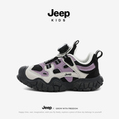 子儿童轻便跑步童鞋 Jeep女童运动鞋 登山鞋 女孩户外鞋 2025秋季 新款