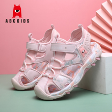 abckids女童凉鞋夏季新款儿童运动包头凉鞋轻便中大童女孩沙滩鞋