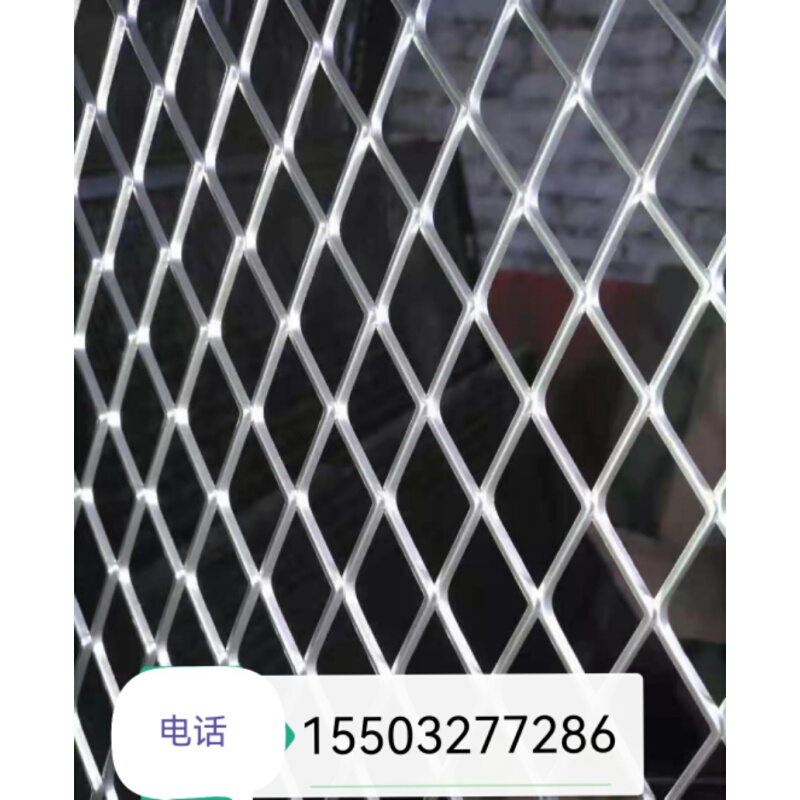 新品厂促304不锈钢钢r板网棱形网拉伸网防护网镀锌铁丝网悬吊式天