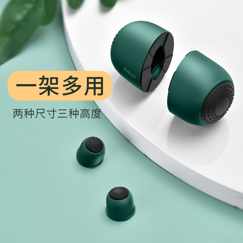 笔记本隐形增高脚垫便携式收纳手提电脑桌面散热支架托架键盘倾斜