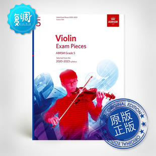 【促销】英皇 五级 小提琴 考级教材,总分谱 英文原版 9781786012487 ABRSM
