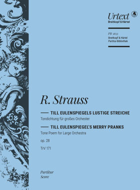 蒂尔的恶作剧 op.28 TrV171 原版进口 PB5653 骑熊士