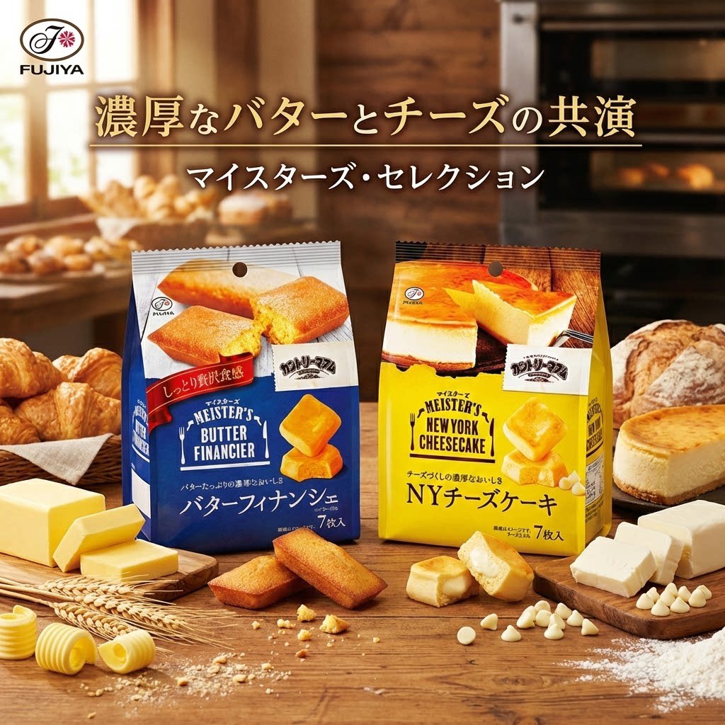 新品日本不二家乡村妈妈糕点系列黄油味奶酪味袋装夹心软曲奇糕点