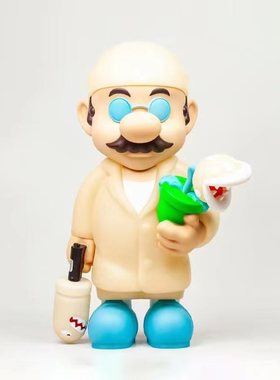 愚者黑色乐园这个杀手不太冷玛丽奥马里奥潮流配饰潮玩摆件50cm