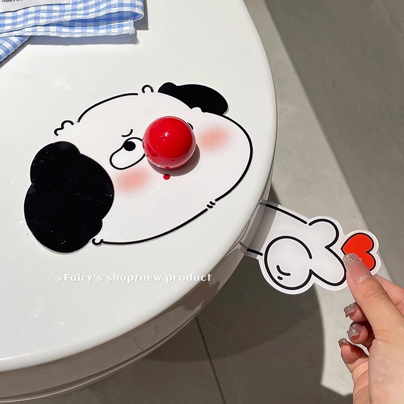 家用卫生间厕所可爱马桶提盖器