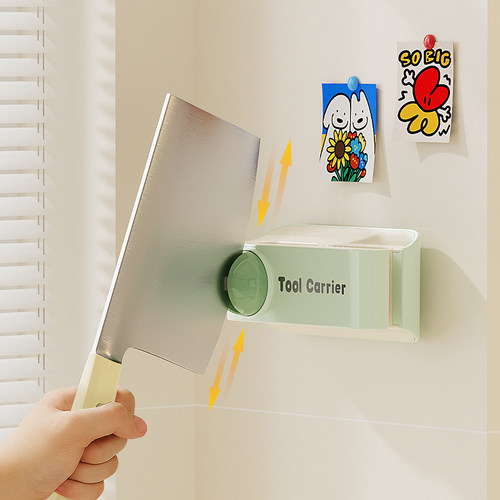 台面刀具置物架可壁挂厨房磨菜刀固定架家用磨刀神器一体式磨刀石