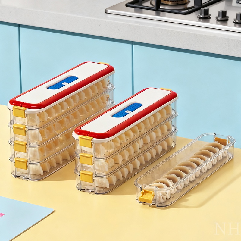 饺子盒多层分格冷冻专用