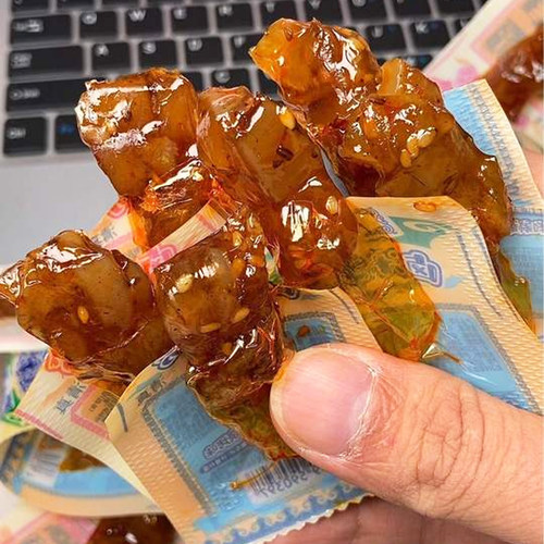 阿酷玛卤汁牛筋内蒙古清开袋即食真香辣麻辣卤味零食独立小包装