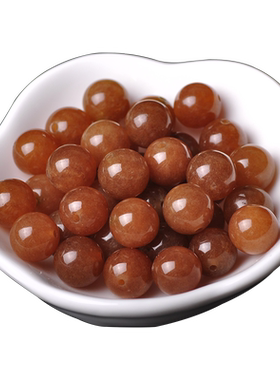 糖料和田玉髓珠子散珠半成品