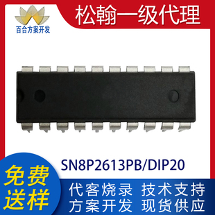 SN8P2613SG贴片SOP20/DIP20全新单片机MCU代开方案烧录编带芯片IC