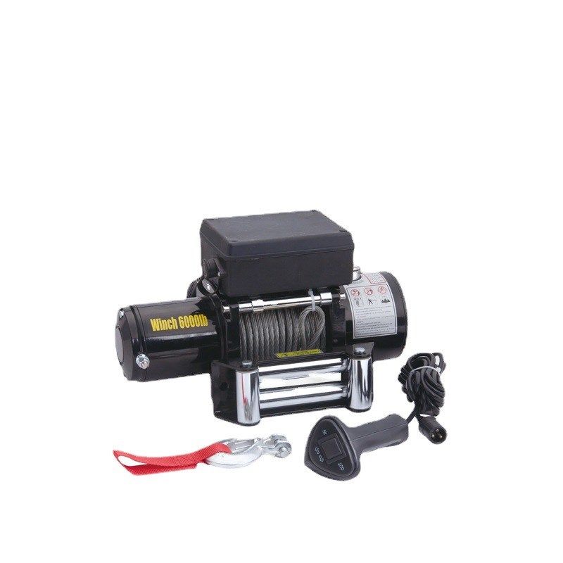 6000磅钢丝绳电动绞盘 品质之选 物美价廉 牵引起重卷扬机