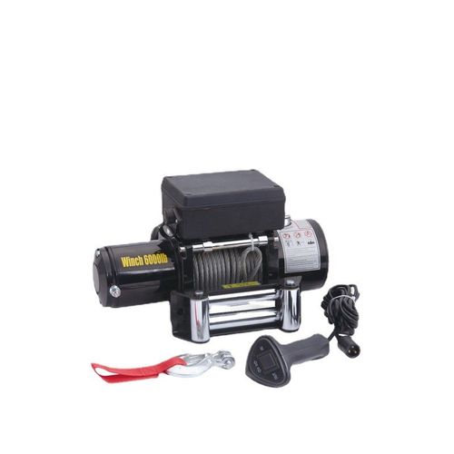 6000磅钢丝绳电动绞盘 品质之选 物美价廉 牵引起重卷扬机