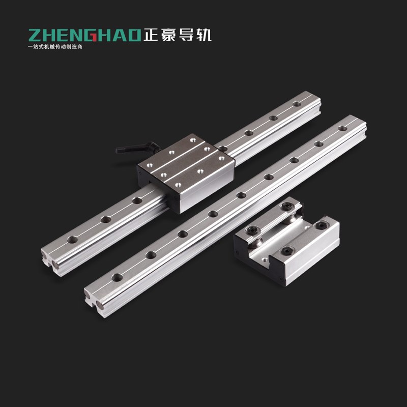 LGD-4U型槽外置双轴芯滚轮直线导轨 7字型锁紧手柄滑块 线性滑轨