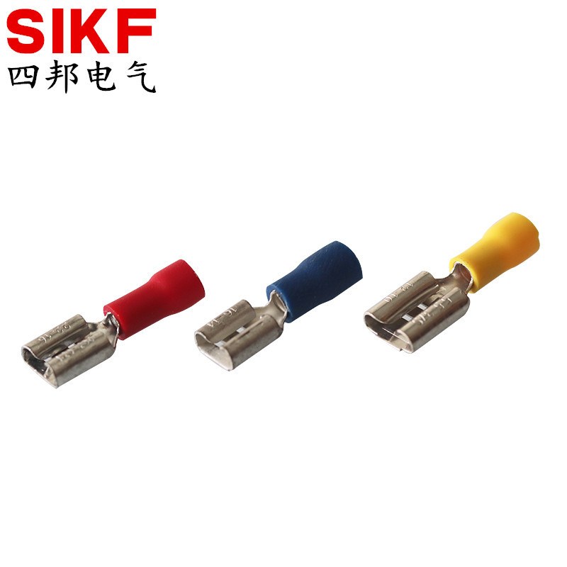 量大FDD1.25-250母预绝缘接头 FDD2-187冷压端子插簧6.3端头