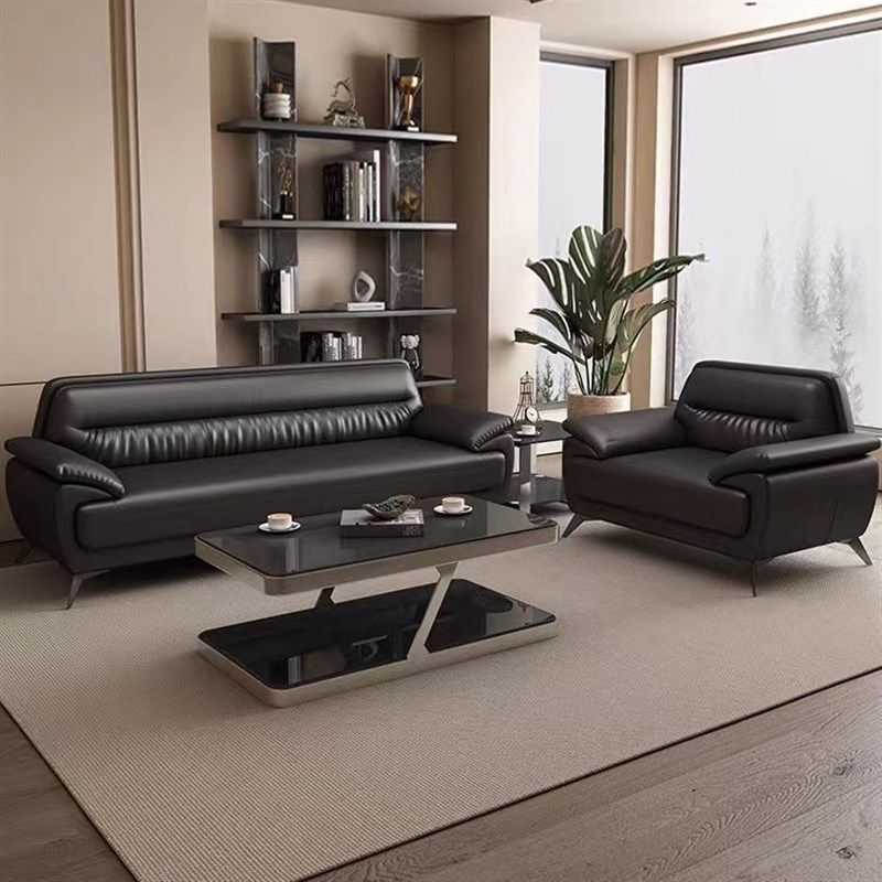 办公沙发商务接待现代简约会客单人三人位办公室沙发茶几组合套装,商业/办公家具,沙发,淘宝优惠券,粉丝福利购,淘宝优惠卷