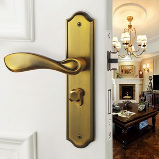 基亚现代室内门锁卧室实木门锁家用静音房门锁手把通用型执手锁具