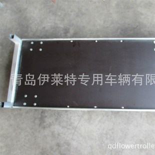 花店花車 多角度傾斜膠合板花卉臺車 鮮花展示車