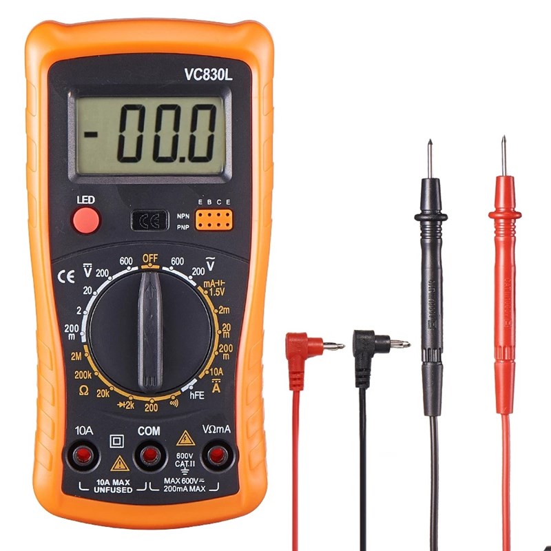 VC830L系列 DT9205A 手持式数字万用表便携 电工仪器仪表