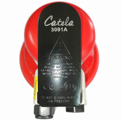 Catela 3091A气动砂纸机红色气动打磨抛光打蜡风动气磨机动力5寸