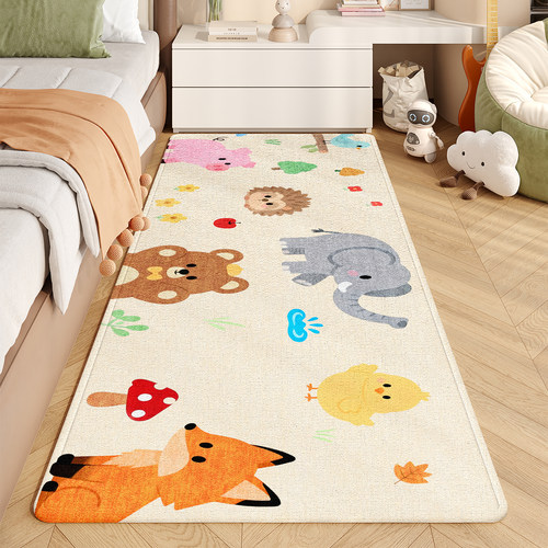 卧室地毯可爱儿童房加厚防滑垫子