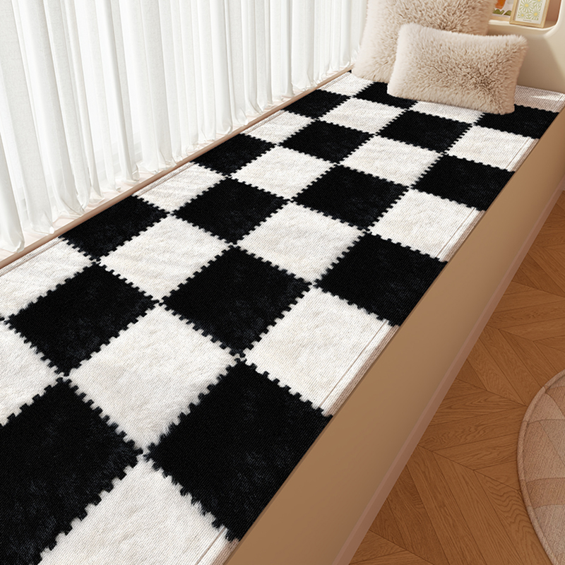 加厚毛绒飘窗垫2026新款窗台阳台