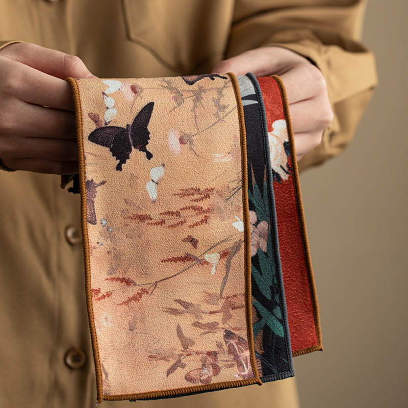 麂皮绒茶巾加厚吸水茶布养壶巾