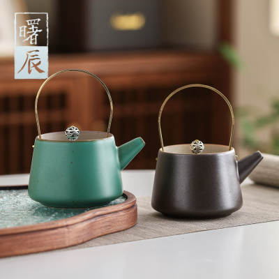 仿古陶瓷家用单壶功夫小茶壶