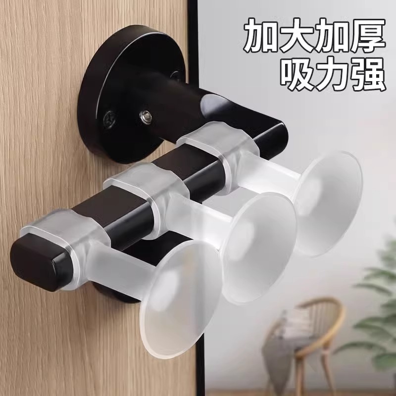 卫生间门阻门把手防撞垫门后防碰撞固定新款硅胶免打孔门碰门阻器