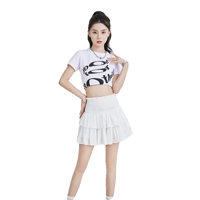 KROA字短裙显瘦减龄运动休闲
