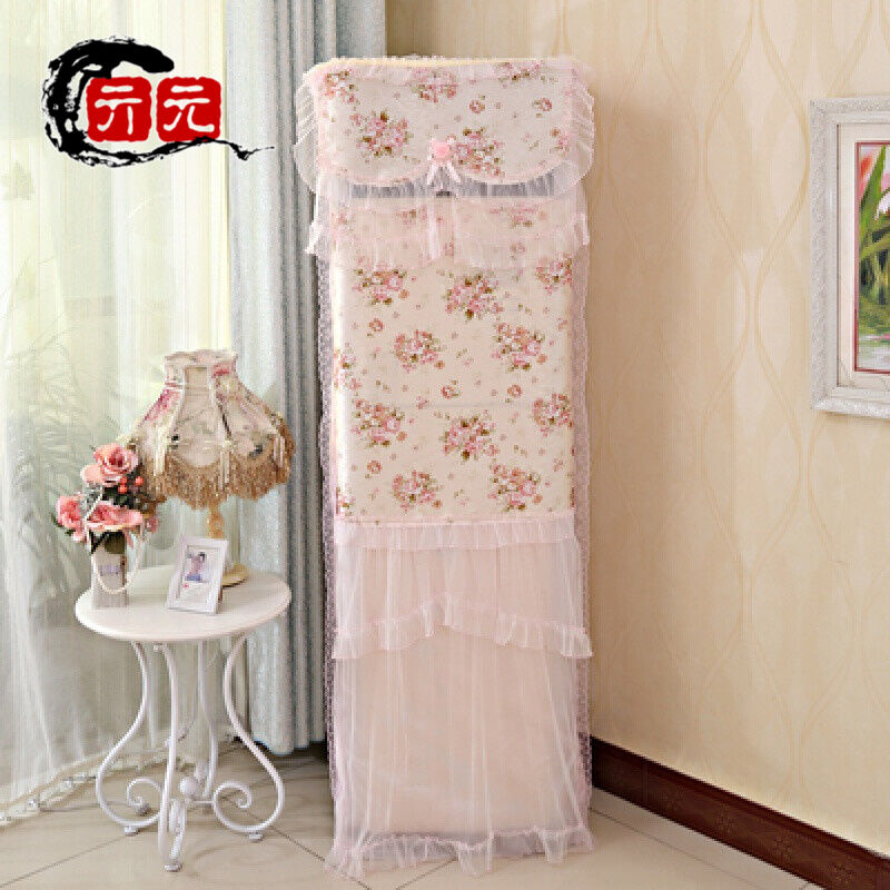 立体空调罩柜机立式空调罩柜式空调套防尘罩布艺3p2p开机不取牡丹