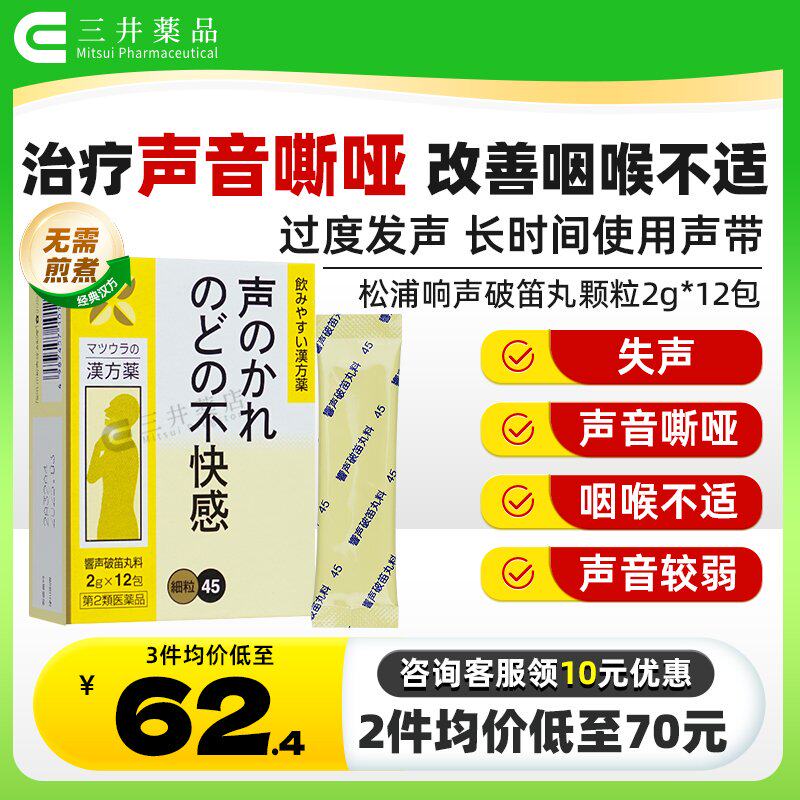 日本治疗失声嗓子哑声音嘶哑声带修复咽喉肿痛喉咙发炎咽喉炎有痰