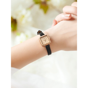 JULIUS聚利时女士学生手表女小邮票小众简约时尚女款方糖礼物1413