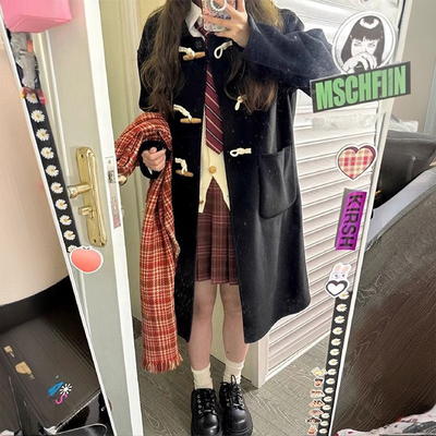 大码女装胖mm宽松高级感中长大衣