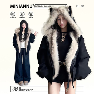 300斤特大码女装韩版学院风黑色棉服女胖mm美式座山雕保暖厚外套