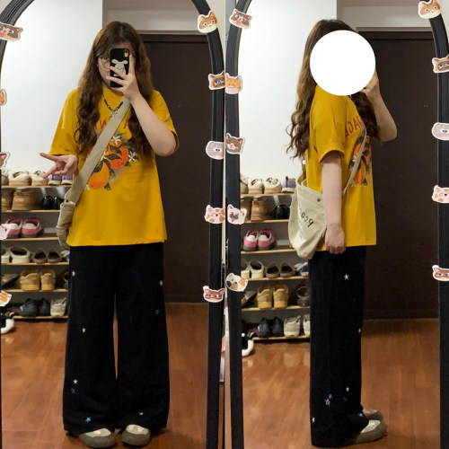 大码女装胖mm巨好看百搭的裤子女