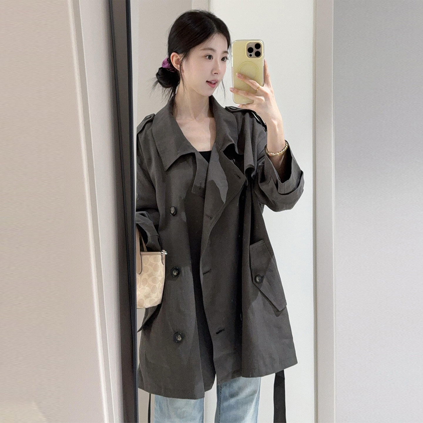 300斤大码女装遮肉显瘦长袖外套