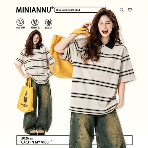 大码胖mm巨好看穿搭慵懒风短袖女