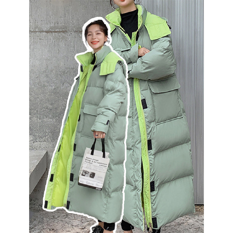 特大码女装长款过膝羽绒棉服潮秋冬胖mm高级感棉衣加厚保暖外套女,女装/女士精品,大码棉服,淘宝优惠券,粉丝福利购,淘宝优惠卷