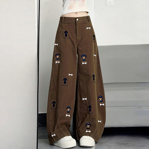 特大码韩版休闲百搭设计感裤子女