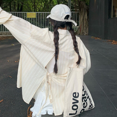 特大码胖mm韩版宽松显瘦长袖衬衣