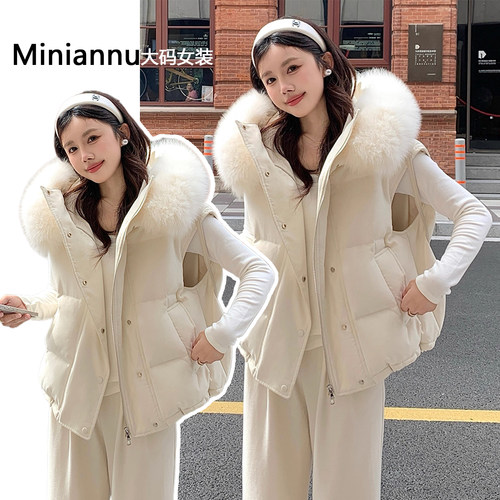 特大码女装小个子甜美无袖马甲女