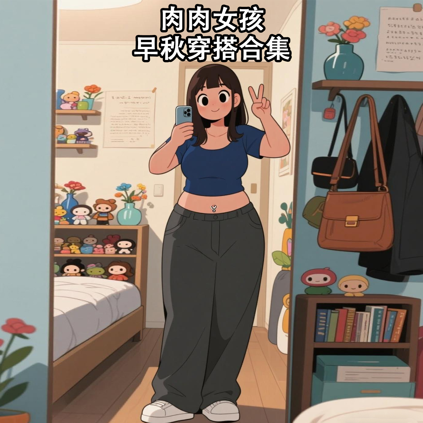 特大码女装休闲宽松百搭牛仔裤女