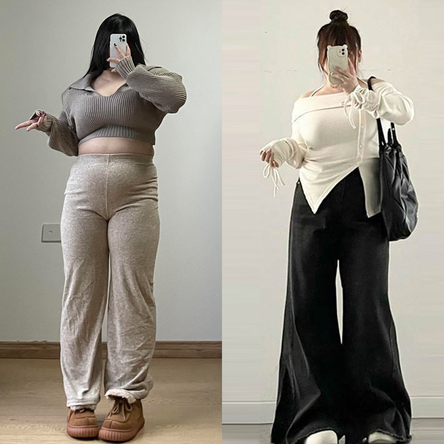 特大码女装美式高街辣妹风牛仔裤女胖mm黑色裤子设计感毛边阔腿裤,女装/女士精品,大码裤装,淘宝优惠券,粉丝福利购,淘宝优惠卷