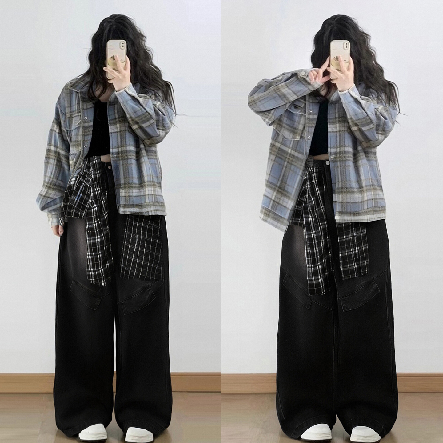 300斤特大码韩版宽松百搭直筒裤