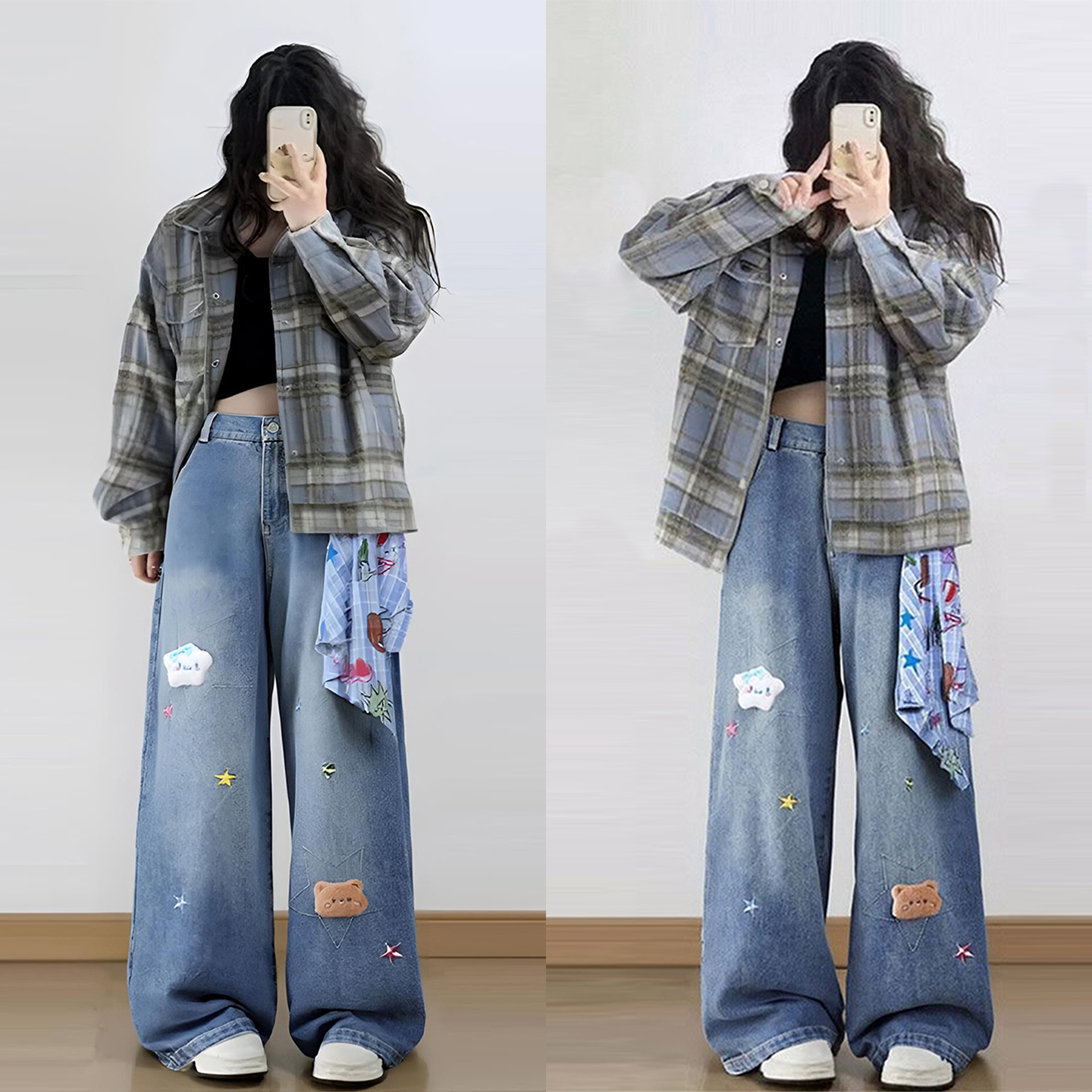 胖mm大码女装版型超好看的裤子女