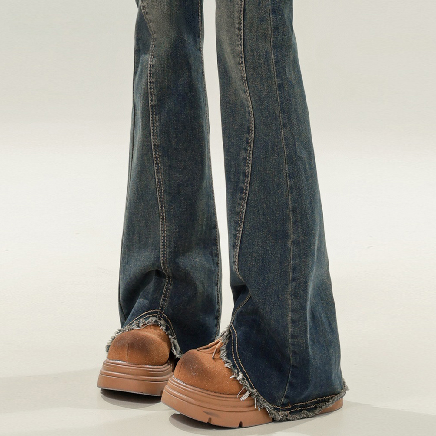 特大码女装韩版百搭显瘦牛仔裤女